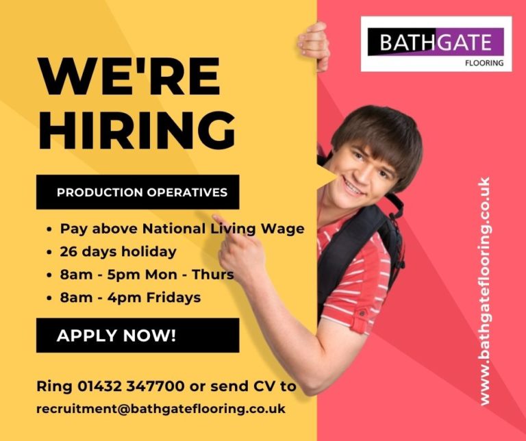 We Are Hiring! Bathgate Flooring